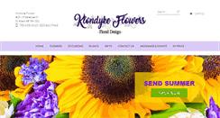 Desktop Screenshot of klondykeflowers.com