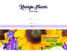 Tablet Screenshot of klondykeflowers.com